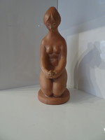 Very beautiful flawless collector's belly ceramic nude sculpture.
