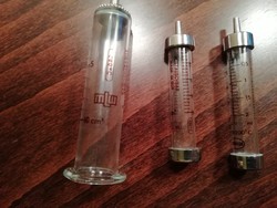 Rare syringe vials, 3pcs