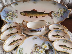 Antique psl imperial fish set