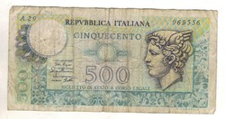500 líra lire 1974.02.14.-1979.04.02. Olaszország 1.