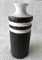 Mid-century web haldensleben 3087a retro german ceramic vase from the 60s