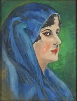 1H954 xx. Century painter: female portrait