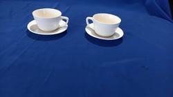 Couple with white granite cups