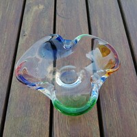 Frantisek zemek designed Czech glass bowl, glass bowl
