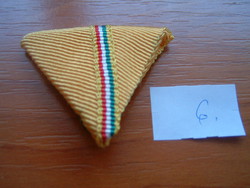 Hungarian People's Army Medal of Merit ribbon band 6. # + Zs