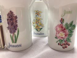 Vintage Bavaria,évszakos vázák,3db