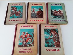 Cooper: Nagy indiánkönyv 1941 5 könyv