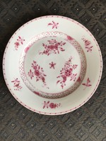 Waldstein mintás antik Herendi tányér, szalag koronás jelzéssel