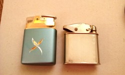 2 pcs. Old lighter in one! (Kin czechoslovakia, ronson pioneer ® british empire hong kong)
