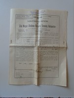ZA397.20 Első Magyar Ált. Biztosító Társaság  RECSK -EGER - 1940   tűzbiztosítás