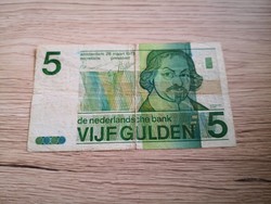 Holland 5 gulden 1973.