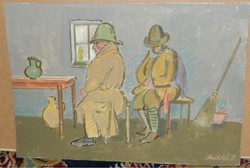 Painting by painter István Miklós