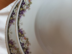 Zsolnay leveses tányérok- 2 db együtt