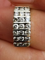 Konyak gyémánt gyűrű 1,05 ct sárga arany 14K
