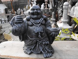 Ritka Szerencsehozó  Buddha Feng Shui  Minőségi Import Fagyálló műkő szobor