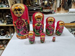 Old Soviet wooden dolls