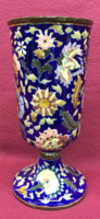 Antik Zsolnay talpas váza, XIX. sz. második fele