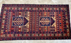 Afgan törzsi nomad szőnyeg 196x101cm