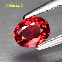 Fabulous! Real, term. Orangish red sapphire gemstone 0.49ct (si) value: 58,800 HUF!