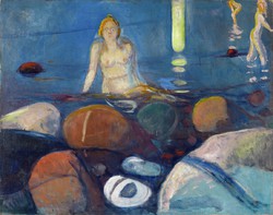 Edvard Munch - Nyári éj. Sellő - reprint