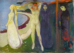 Edvard Munch - Nő. Szfinx - reprint