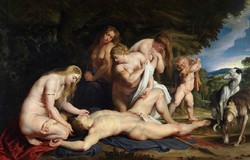 Rubens - Adonisz halála - reprint