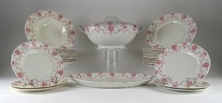 1I263 Old Ridgways English Faience Plate Set 35 Pieces