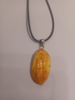 Original Baltic amber necklace, pendant