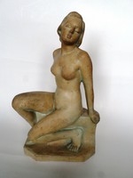 László Gabay: female nude 37 cm (art deco)