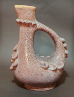 Retró - iparművészeti stilizált "kakas" kerámia váza