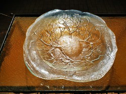 Scandinavian art glass bowl, art glass