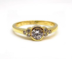 Köves arany gyűrű (ZAL-Au96713)