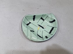 Old enamel ashtray