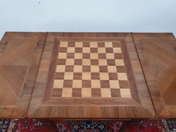 Sakk asztal intarziás 1 fiókos