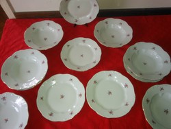 Zsolnay 6 személyes teríték tányér készlet