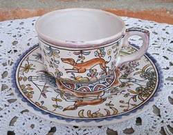 Portuguese hand painted cup