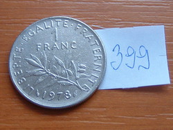 FRANCIA 1 FRANC FRANK 1978 c + dolp. 399