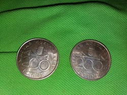 Magyar 1994. Deák Ferenc ezüst 200 Ft pénz érmék darabra a képek szerint