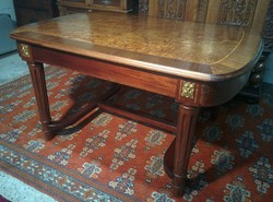 Antique mahogany dining table for 14 people