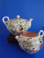 Hand painted chinese tea - coffee pot