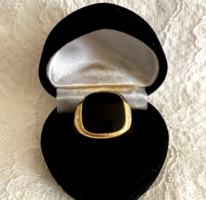 18 karátos arany antik férfi pecsétgyűrű nemes opál kővel