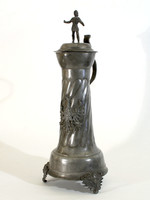 48cm pewter cup august weygang öhringen | jug with German eagle coat of arms