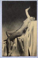 Vintage művészi akt fotó képeslap