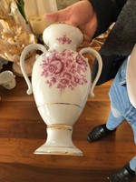 Hollóház porcelain vase, 26 cm high, a rarity.