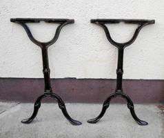 Pair of rustic cast iron legs