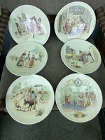 Sarreguemines porcelain plates