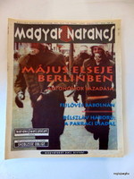 1995 május 11  /  Magyar Narancs  /  Eredeti ÚJSÁG! SZÜLETÉSNAPRA! Ssz.:  22246