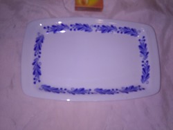 Lowland porcelain blue pattern serving bowl, tray