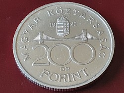 MNB ezüst 200 Forint 1992.