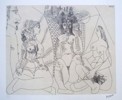 Pablo picasso lithograph - numbered, certified copy